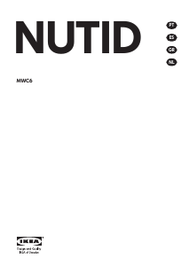 Manual de uso IKEA NUTID MWC6 Microondas