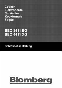 Handleiding Blomberg BEO 3411 EG Oven
