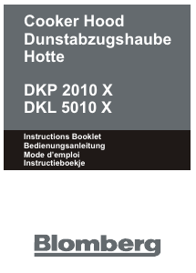 Mode d’emploi Blomberg DKL 5010 X Hotte aspirante