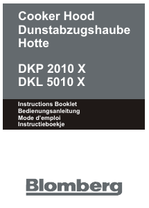Manual Blomberg DKP 2010 X Cooker Hood