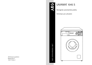 Manuál AEG Lavamat 1045 Pračka