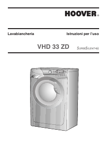 Manuale Hoover VHD33 511ZD-30 Lavatrice