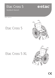 Bedienungsanleitung Etac Cross 5 XL Rollstuhl