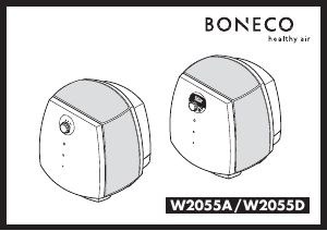 Käyttöohje Boneco W2055D Ilmanpuhdistin