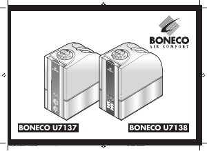 Handleiding Boneco U7138 Luchtbevochtiger