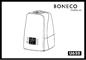 Руководство Boneco U650 Увлажнитель воздуха