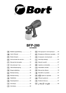 Instrukcja Bort BFP-280 Pistolet do malowania