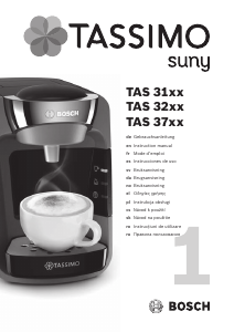 Bruksanvisning Bosch TAS3208 Tassimo Suny Kaffebryggare