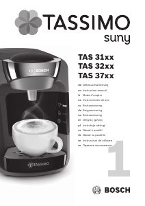 Mode d’emploi Bosch TAS3208 Tassimo Suny Cafetière