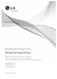 Bedienungsanleitung LG F1480QDS Waschmaschine