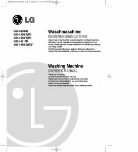 Handleiding LG WD-1484FD Wasmachine