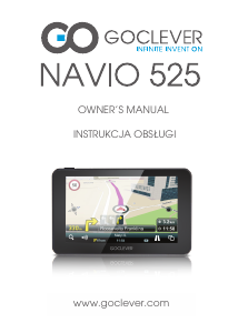Bruksanvisning GOCLEVER Navio 525 Bilnavigator