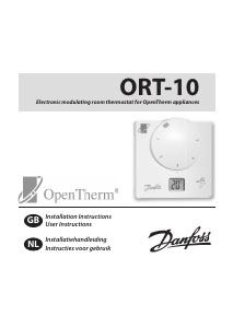 Handleiding Danfoss ORT-10 Thermostaat