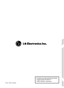 Bedienungsanleitung LG WD-12390ND Waschmaschine