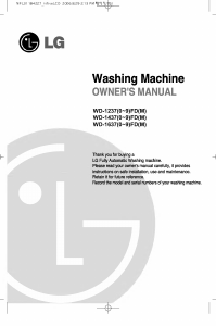 Handleiding LG WD-14370FD Wasmachine