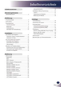 Bedienungsanleitung LG BW286 Projektor