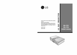 Manual LG RD-JT92 Projector