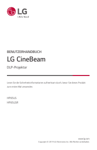 Bedienungsanleitung LG HF65LS CineBeam Projektor