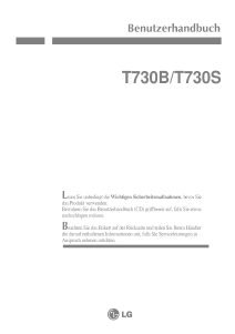 Bedienungsanleitung LG T730S Monitor