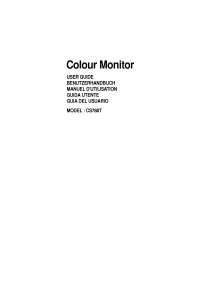 Manual LG CS788C Monitor