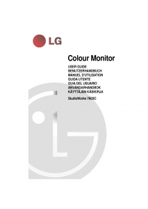 Manual LG CB795SC Monitor