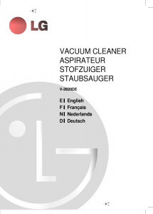 Mode d’emploi LG V-2620DE Aspirateur