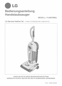 Bedienungsanleitung LG V-U8070NBJ Staubsauger