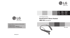Bruksanvisning LG HBS-750 Headset