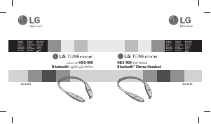 Manuál LG HBS-900 Tone Infinim Sluchátková sada