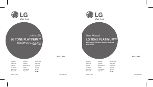 Handleiding LG HBS-1100 Tone Platinum Headset