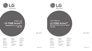 Bedienungsanleitung LG HBS-A80 Tone Active Headset