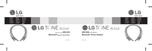 Manual LG HBS-850 Tone Active Auscultador com microfone