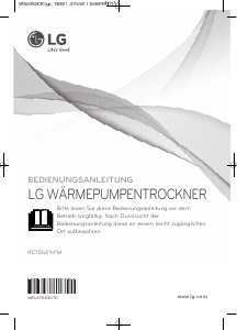 Bedienungsanleitung LG RC7055AH2M Trockner