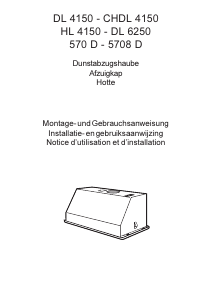 Mode d’emploi AEG HL4150 Hotte aspirante