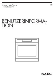 Bedienungsanleitung AEG BS835480WB ProCombi Plus Backofen