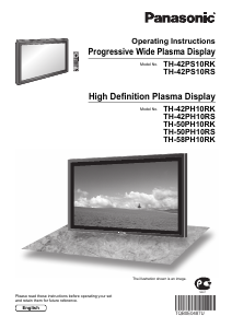 Bruksanvisning Panasonic TH-50PH10RK Plasma TV
