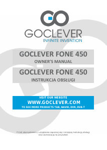Instrukcja GOCLEVER Fone 450 Telefon komórkowy