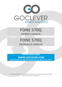 Handleiding GOCLEVER Fone 570Q Mobiele telefoon
