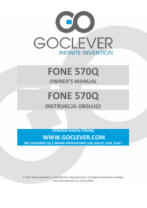 Bruksanvisning GOCLEVER Fone 570Q Mobiltelefon