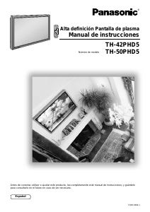 Manual de uso Panasonic TH-50PHD5RY Televisor de plasma