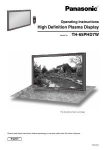 Manual Panasonic TH-65PHD7WK Plasma Television