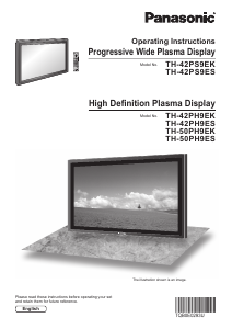 Manual Panasonic TH-50PS9EK Plasma Television