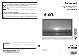 Manual Panasonic TH-42PX63EH Viera Plasma Television