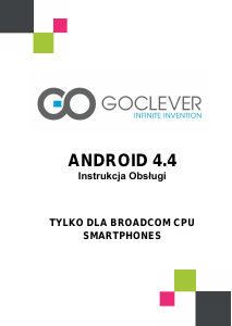 Instrukcja GOCLEVER Quantum 500 Telefon komórkowy