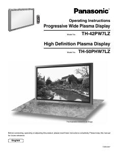 Bruksanvisning Panasonic TH-42PW7LZ Plasma TV