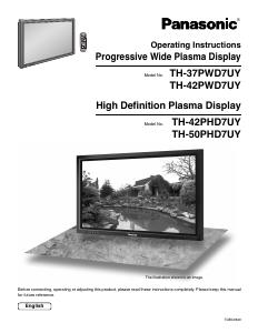 Bruksanvisning Panasonic TH-50PHD7UY Plasma TV