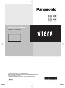 Manual Panasonic TH-P50ST50P Viera Plasma Television