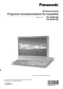 Bruksanvisning Panasonic TH-42RP10E Plasma TV
