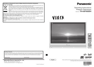 Bruksanvisning Panasonic TH-42PX62EH Viera Plasma TV