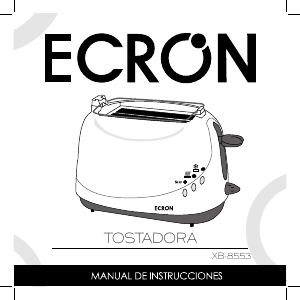 Manual de uso Ecron XB8553 Tostador